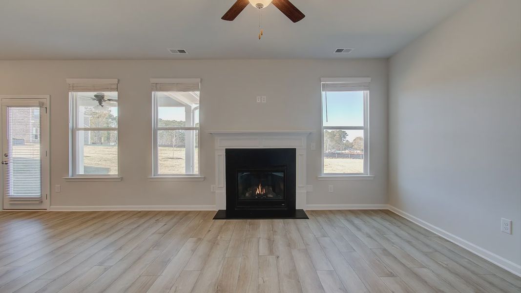 Representative furnished interior of a home built from the Pelham by DRB Homes in Cottages of Bearwood, Mount Pleasant (Image 11).