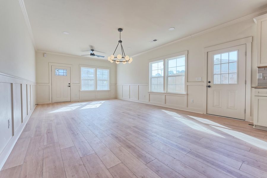 Spacious, unfurnished interior of a new home in , North Charleston (Image 24).