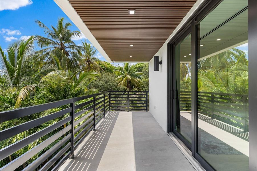 Exterior details and patio area of a home in , Miami (Image 1). Exterior details and patio area of a home in , Miami (Image 1).