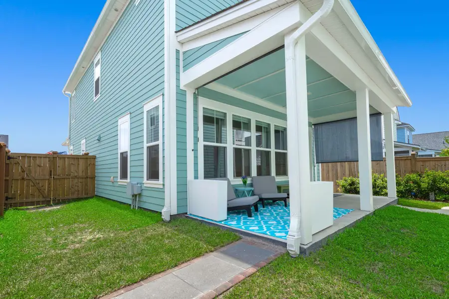 Exterior details and patio area of a home in , Summerville (Image 3). Exterior details and patio area of a home in , Summerville (Image 3).