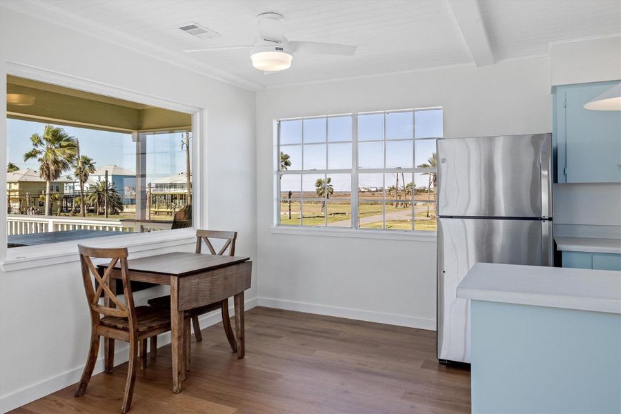 Furnished interior view inside a new home in , Galveston (Image 7). Furnished interior view inside a new home in , Galveston (Image 7).