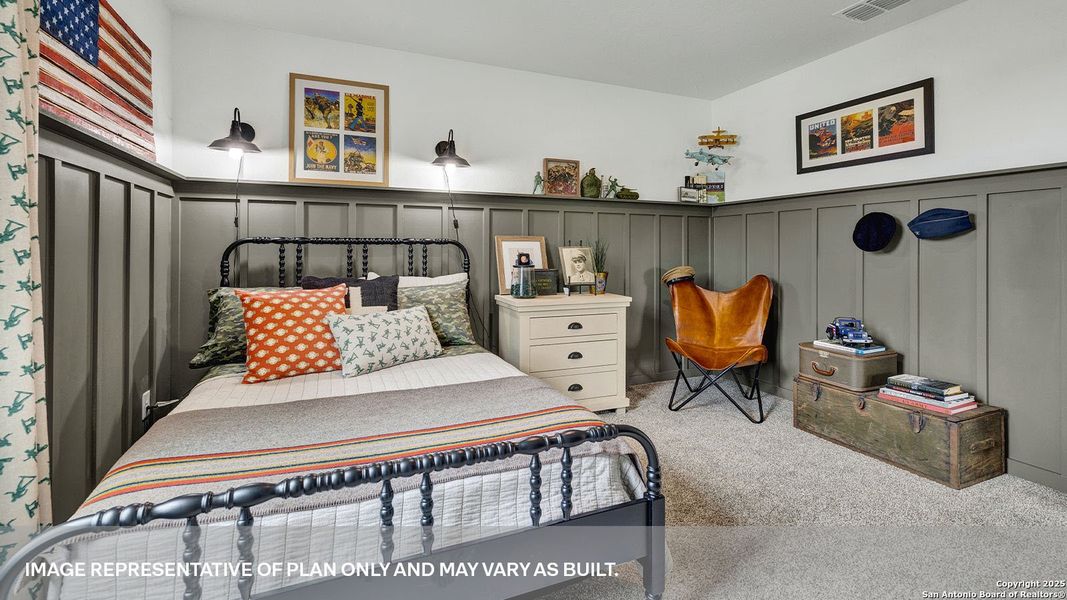 Furnished interior view inside a new home in Sonoma Oaks, Fredericksburg (Image 40).