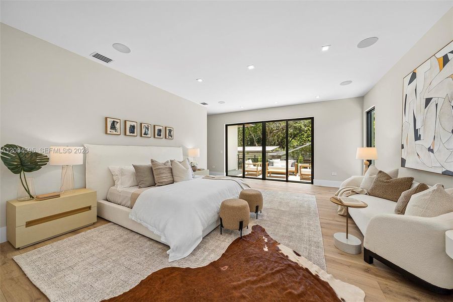 Furnished interior view inside a new home in , Miami (Image 13).