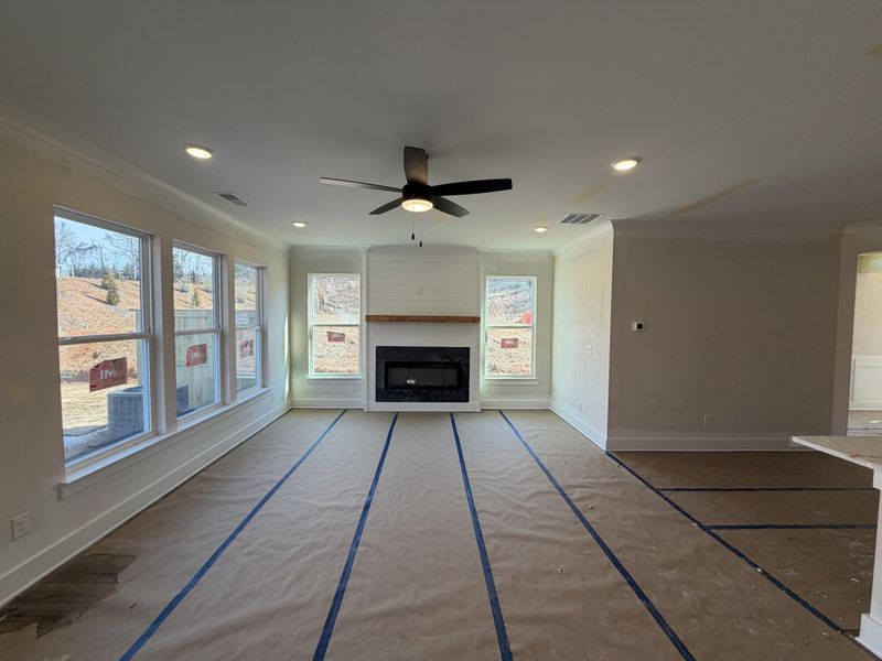 In-progress construction of a new home in Villas at Dawsonville Townhomes, Dawsonville, GA (Image 6).