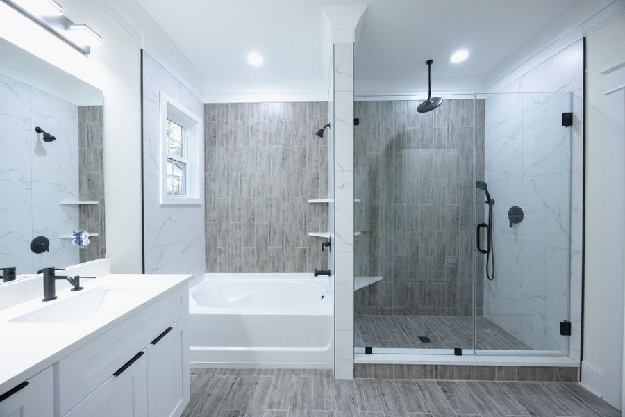 Furnished interior view inside a new home in , North Charleston (Image 8).