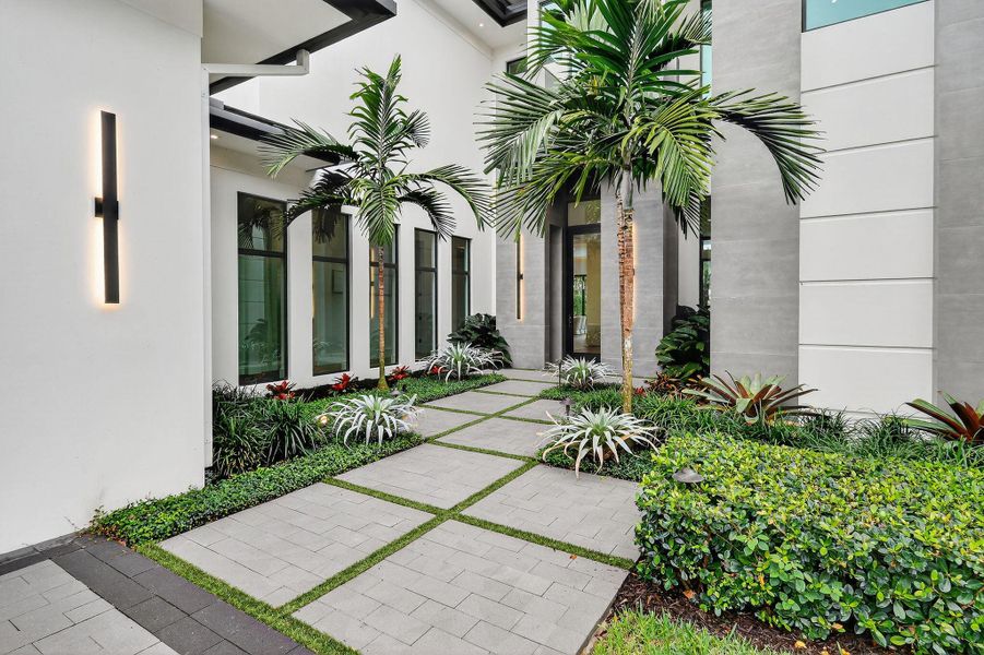 Exterior details and patio area of a home in , North Palm Beach (Image 29).