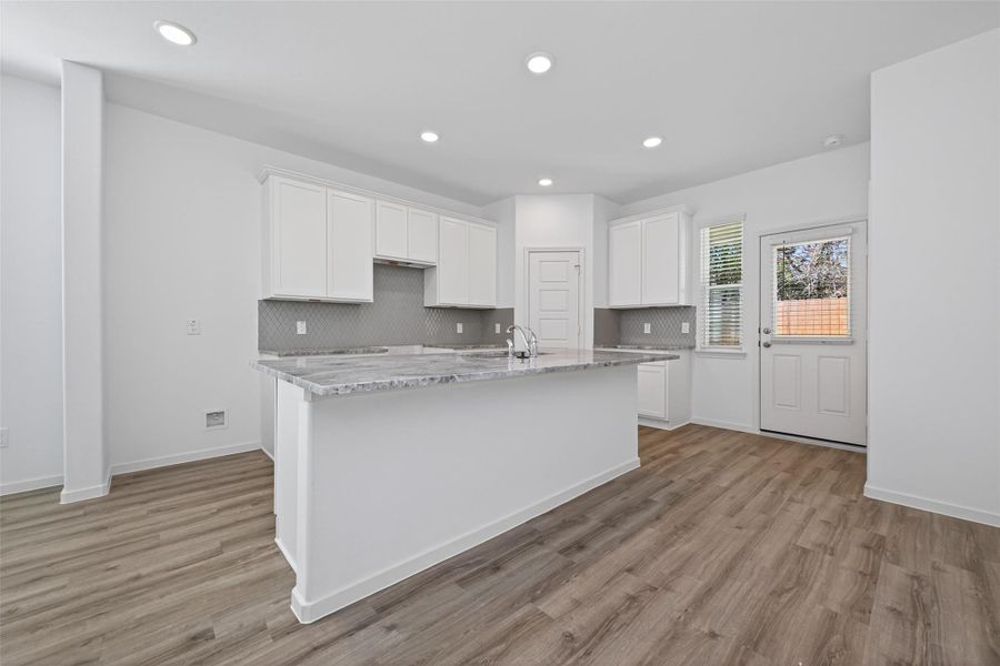 Furnished interior view inside a new home in Enclave at Willis, Willis (Image 13).