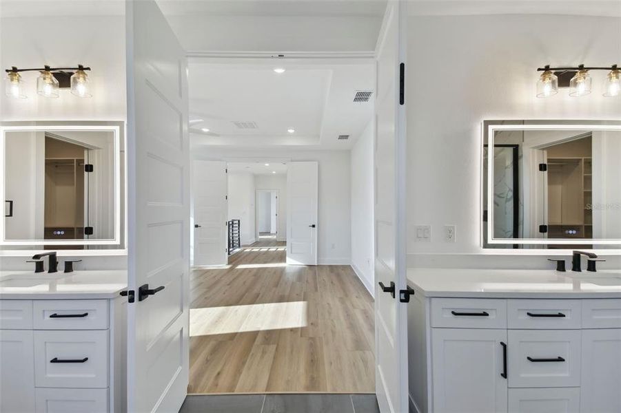 Furnished interior view inside a new home in , Tampa (Image 25).