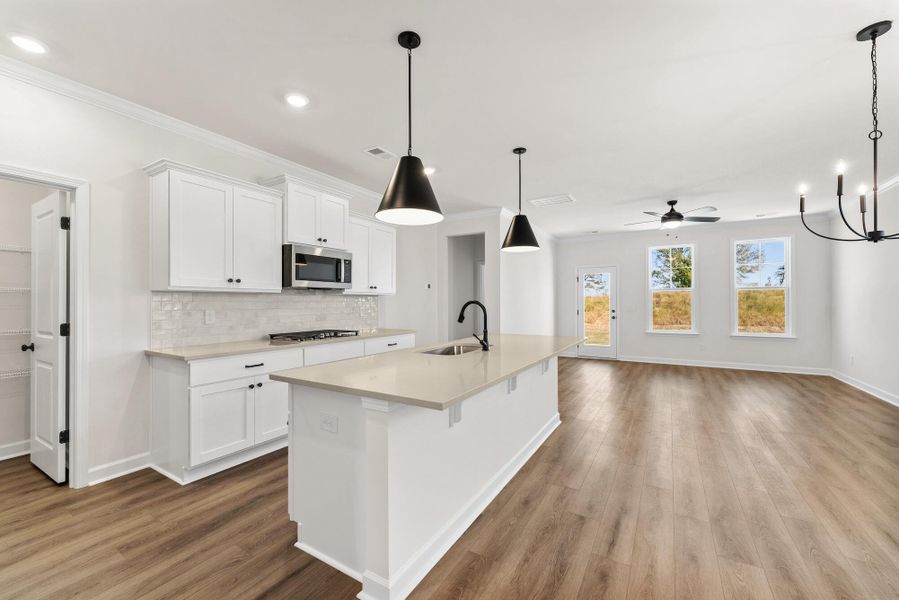 Furnished interior view inside a new home in , Summerville (Image 13).