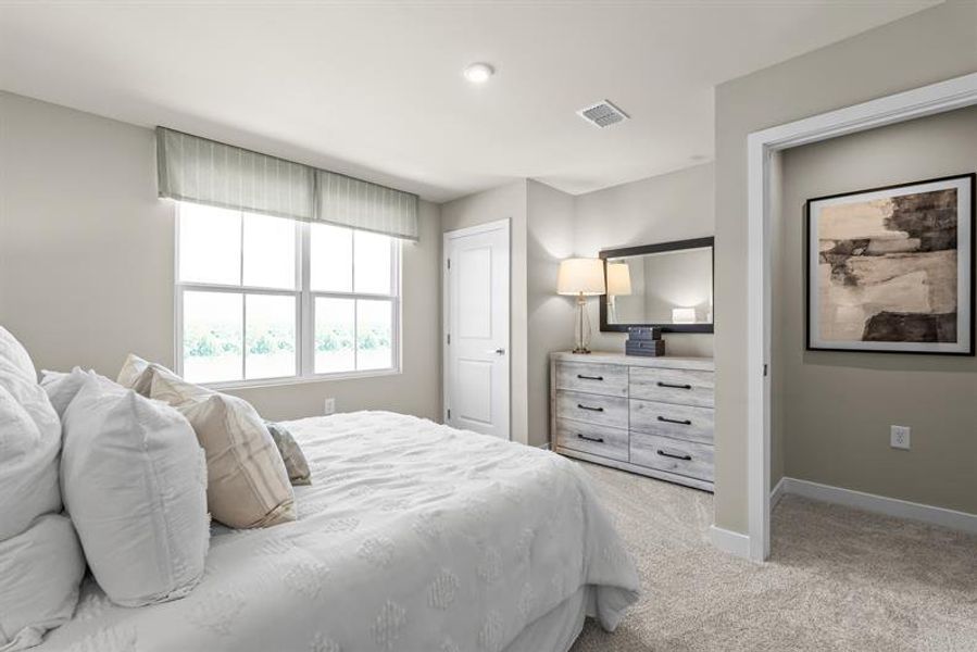 Representative furnished interior of a home built from the NEW - Dunmore by Ryan Homes in Middle Creek Village, Bolivia (Image 38).