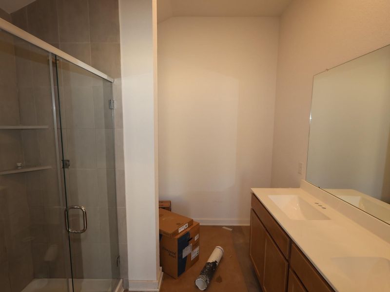 In-progress construction of a new home in Indian Springs, Crosby, TX (Image 16).