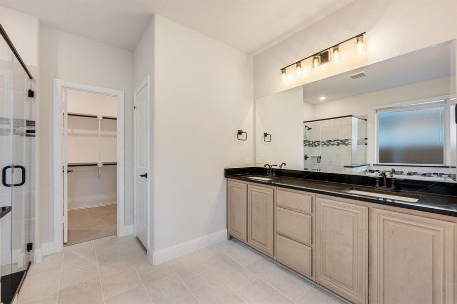 Furnished interior view inside a new home in Woodstone, Providence Village (Image 8). Furnished interior view inside a new home in Woodstone, Providence Village (Image 8).