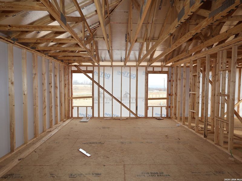 In-progress construction of a new home in Mesquite Ridge, San Antonio, TX (Image 34).