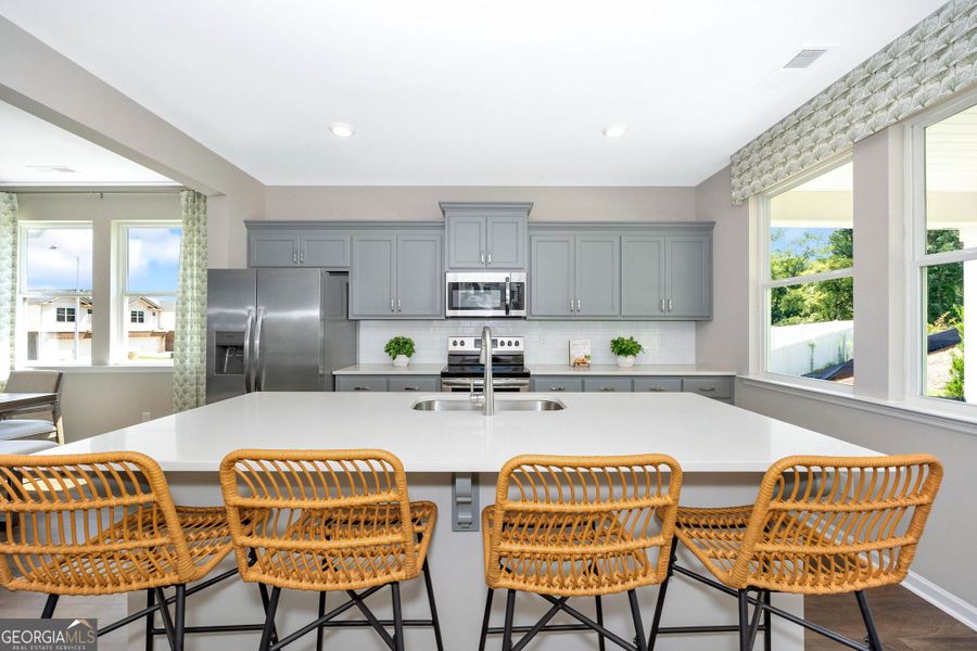 Furnished interior view inside a new home in Ivy Glen, Perry (Image 7).