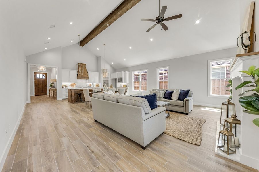 Representative furnished interior of a home built from the The Maggie by Reece Homes in Traditions, Bryan (Image 6).