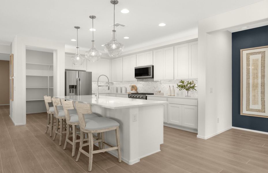 Representative furnished interior of a home built from the Sanctuary by Del Webb in Sun City Anthem at Merrill Ranch, Florence (Image 4).