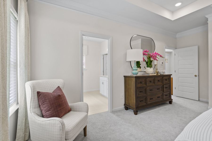 Furnished interior view inside a new home in Townes At The Stiles, Cartersville (Image 11).