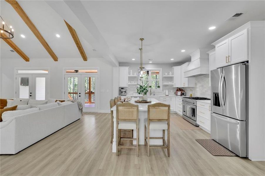 Furnished interior view inside a new home in , Monroe (Image 8).