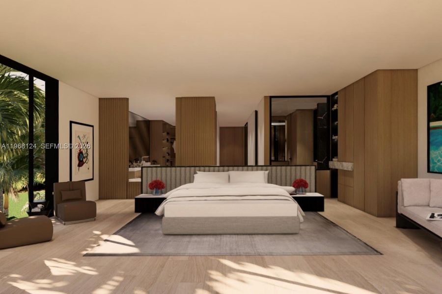 Furnished interior view inside a new home in , Surfside (Image 4). Furnished interior view inside a new home in , Surfside (Image 4).