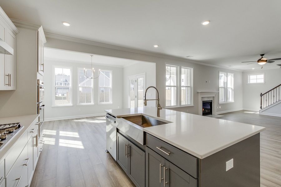 Furnished interior view inside a new home in Pebble Branch, Chapin (Image 10).