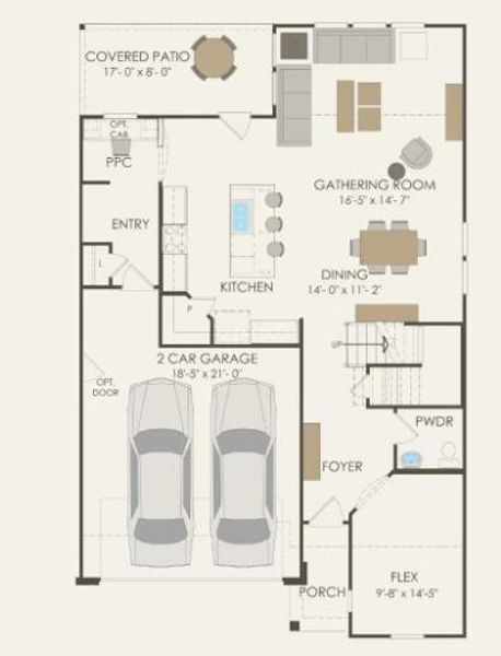 Pulte Homes, Lochridge/F floor plan