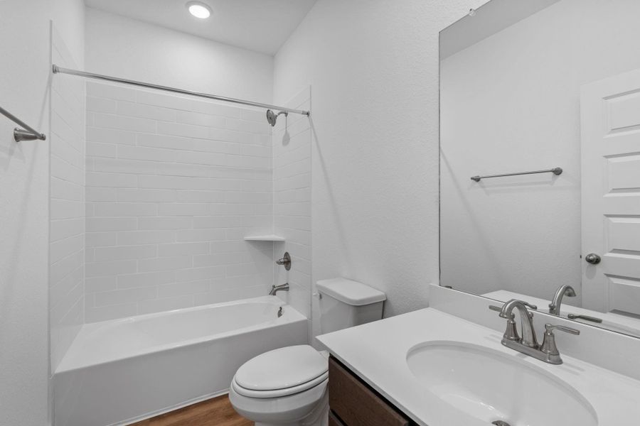 Each bathroom is a testament to thoughtful construction, featuring sleek fixtures that not only look fabulous but also make your family's daily routine a little more enjoyable.