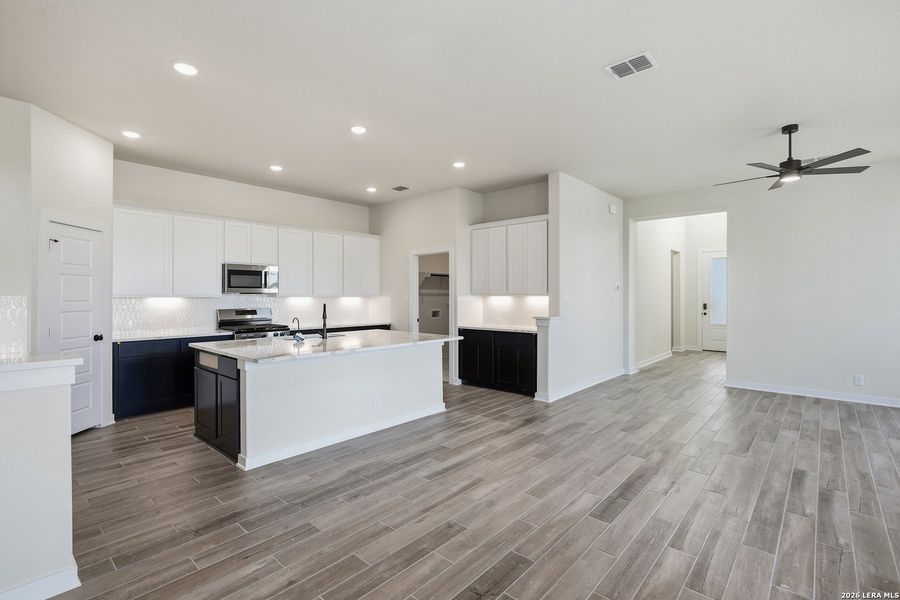 Furnished interior view inside a new home in The Crossvine, Schertz (Image 12).
