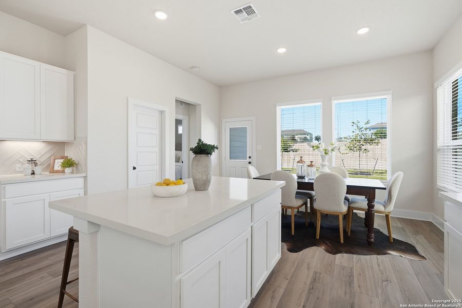 Furnished interior view inside a new home in Hunters Ranch, San Antonio (Image 35).