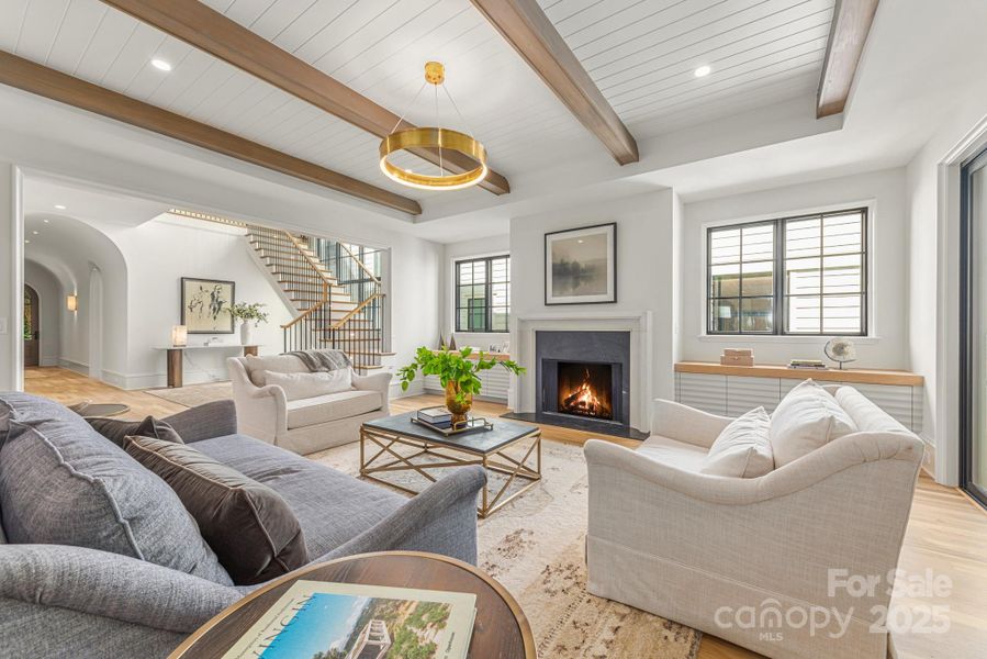 Furnished interior view inside a new home in , Charlotte (Image 35).