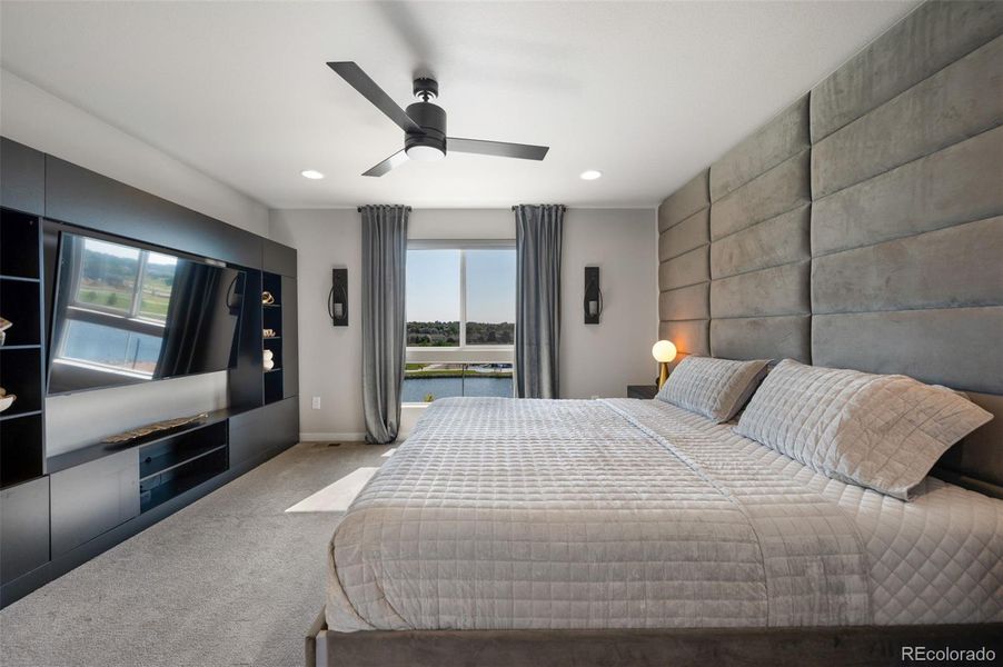 Furnished interior view inside a new home in , Colorado Springs (Image 22). Furnished interior view inside a new home in , Colorado Springs (Image 22).