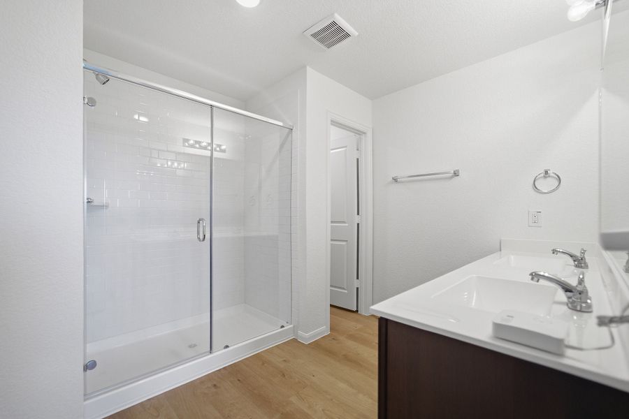 Furnished interior view inside a new home in Austin Point, Richmond (Image 34).