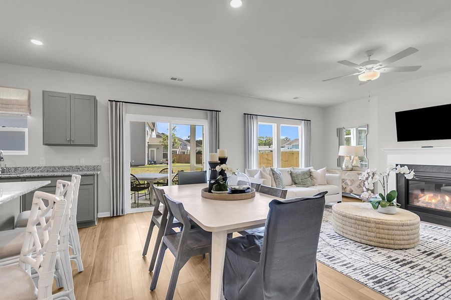 Furnished interior view inside a new home in , Summerville (Image 15).
