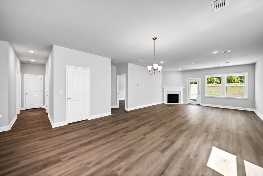 Spacious, unfurnished interior of a new home in Monroe Preserve, Chapin (Image 37). Spacious, unfurnished interior of a new home in Monroe Preserve, Chapin (Image 37).