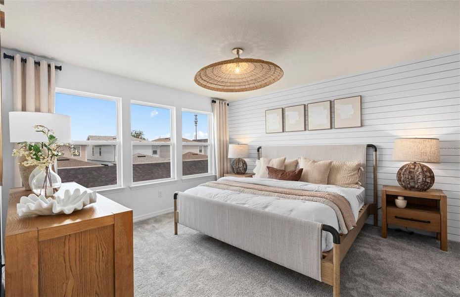 Furnished interior view inside a new home in EverBe, Orlando (Image 11).