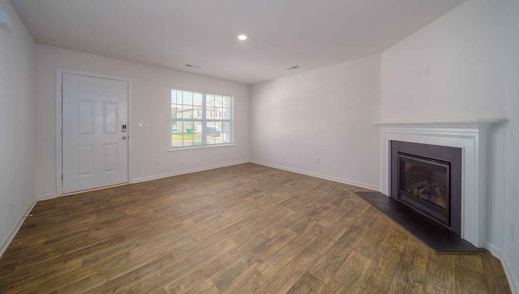 Representative unfurnished interior of a home built from the Brandon by D.R. Horton in Brookside Farms - The Meadows, Greer (Image 16).