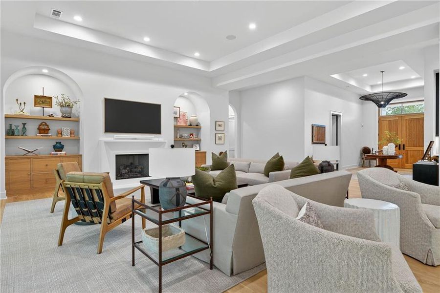 Furnished interior view inside a new home in , Alpharetta (Image 9). Furnished interior view inside a new home in , Alpharetta (Image 9).