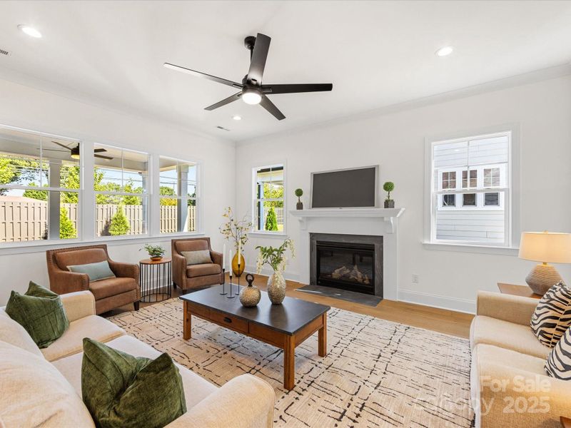 Furnished interior view inside a new home in Phillips Village, Matthews (Image 37).