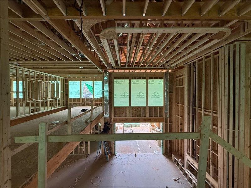 In-progress construction of a new home in , Lawrenceville, GA (Image 46).