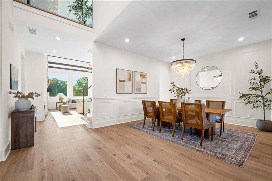 Furnished interior view inside a new home in , Lawrenceville (Image 51).
