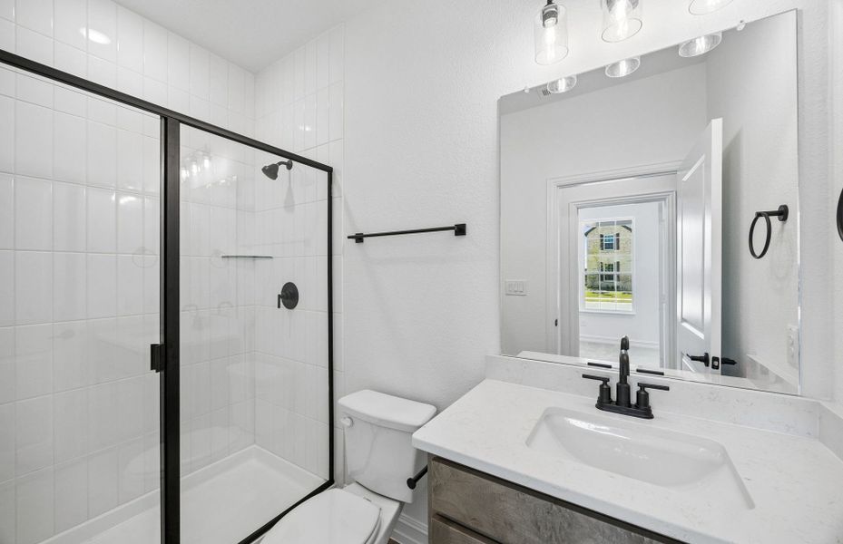 Furnished interior view inside a new home in Whitewing Trails, Princeton (Image 11).