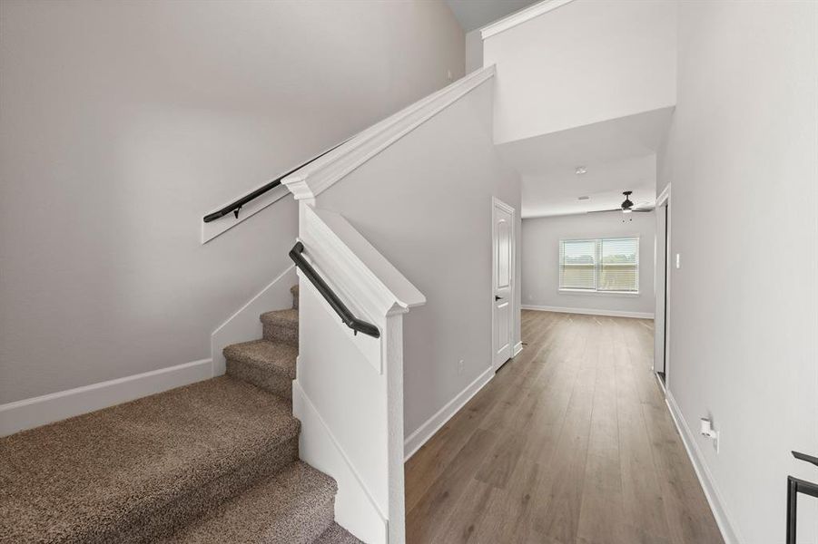 Furnished interior view inside a new home in Princeton Heights, Princeton (Image 5). Furnished interior view inside a new home in Princeton Heights, Princeton (Image 5).