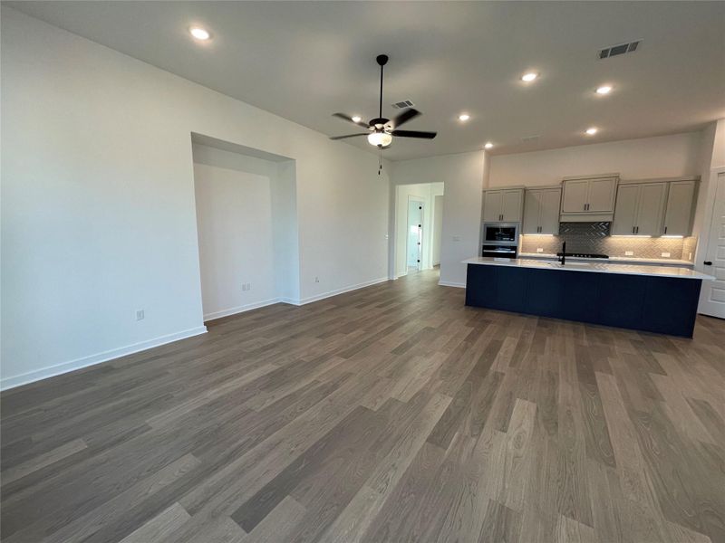 From Family Room to Open Concept Kitchen