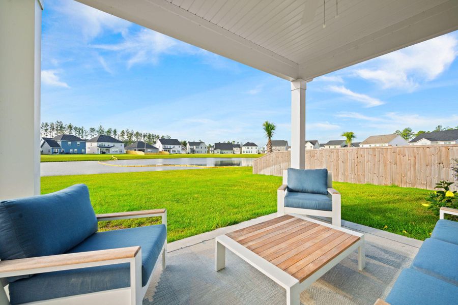 Exterior details and patio area of a home in Lochton, Summerville (Image 3). Exterior details and patio area of a home in Lochton, Summerville (Image 3).