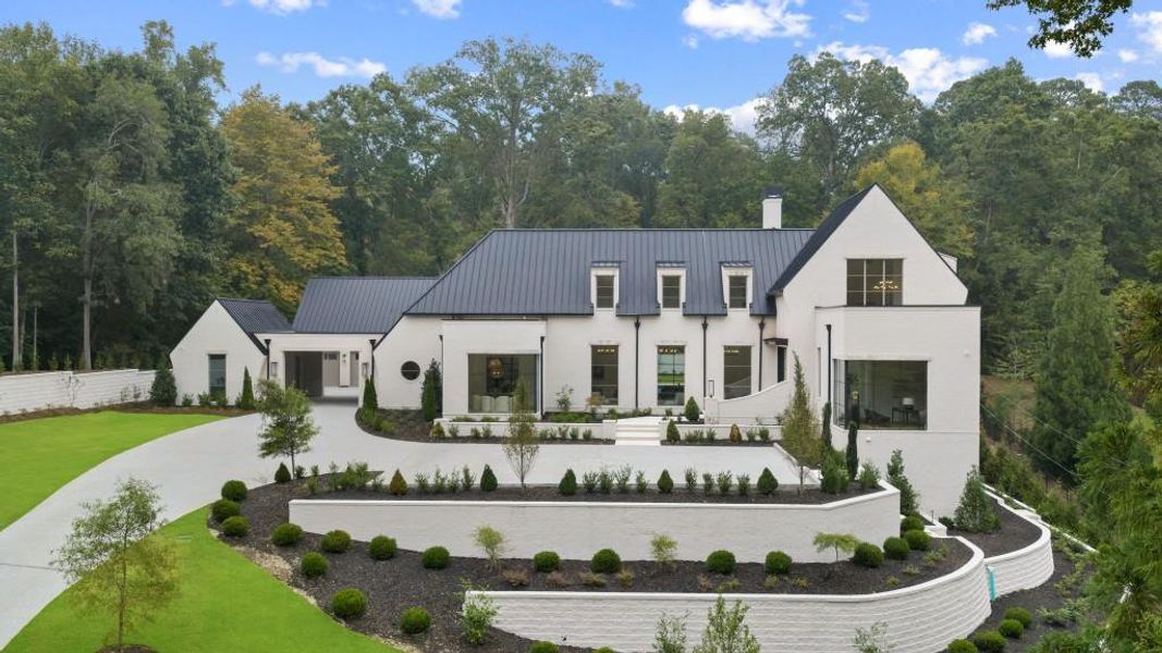 Front exterior of a new home in , Atlanta, GA, highlighting curb appeal (Image 29).