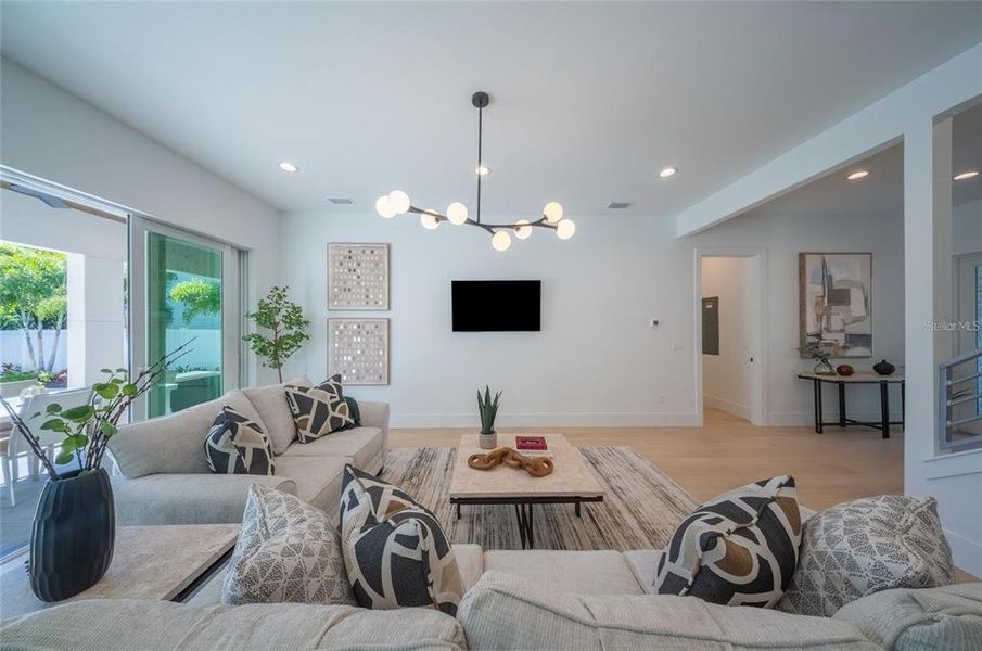 Furnished interior view inside a new home in , Sarasota (Image 15).