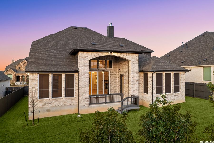 Exterior details and patio area of a home in Ventana, Bulverde (Image 30).