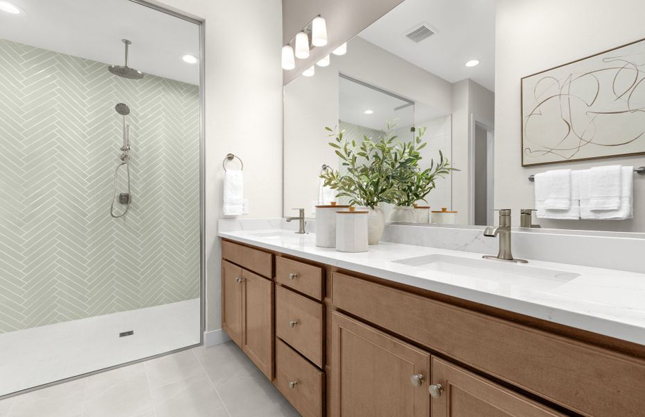 Representative furnished interior of a home built from the Haskell by Pulte Homes in Regent Hills - Meadow Series, Buckeye (Image 13).