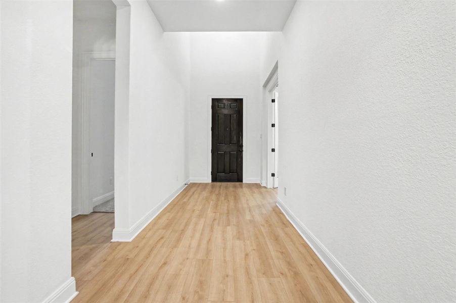 Inside looking toward the front door.