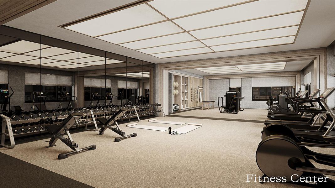 21-Rooftop Fitness Room Overall