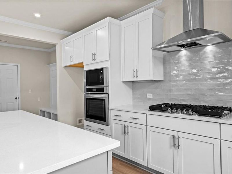 Furnished interior view inside a new home in Wehunt Meadows, Hoschton (Image 10).